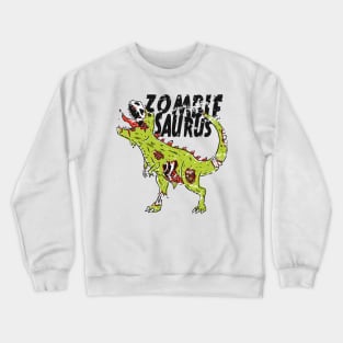 Zombiesaurus T rex Dinosaur Clothing Gifts. Funny Zombie Saurus Vintage Style Crewneck Sweatshirt